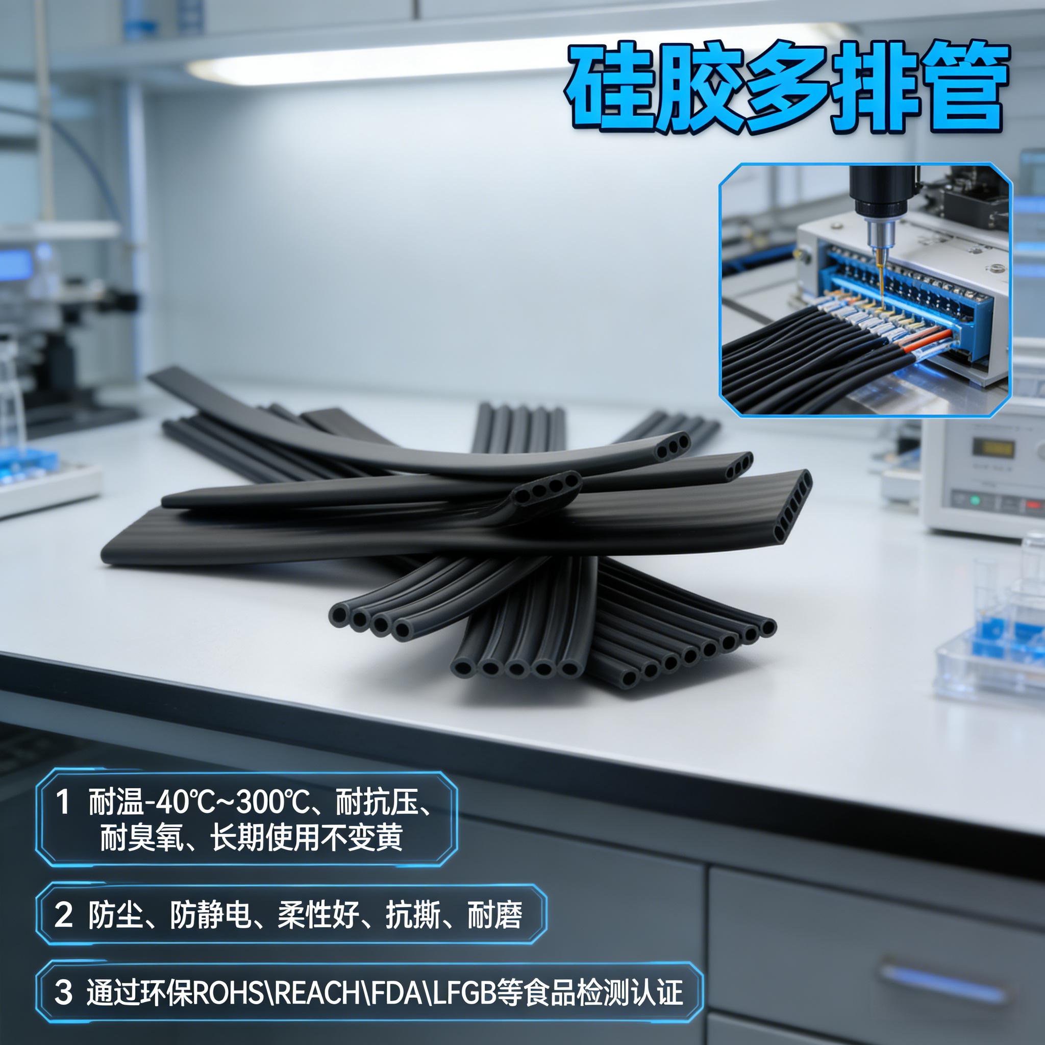 硅膠多排管