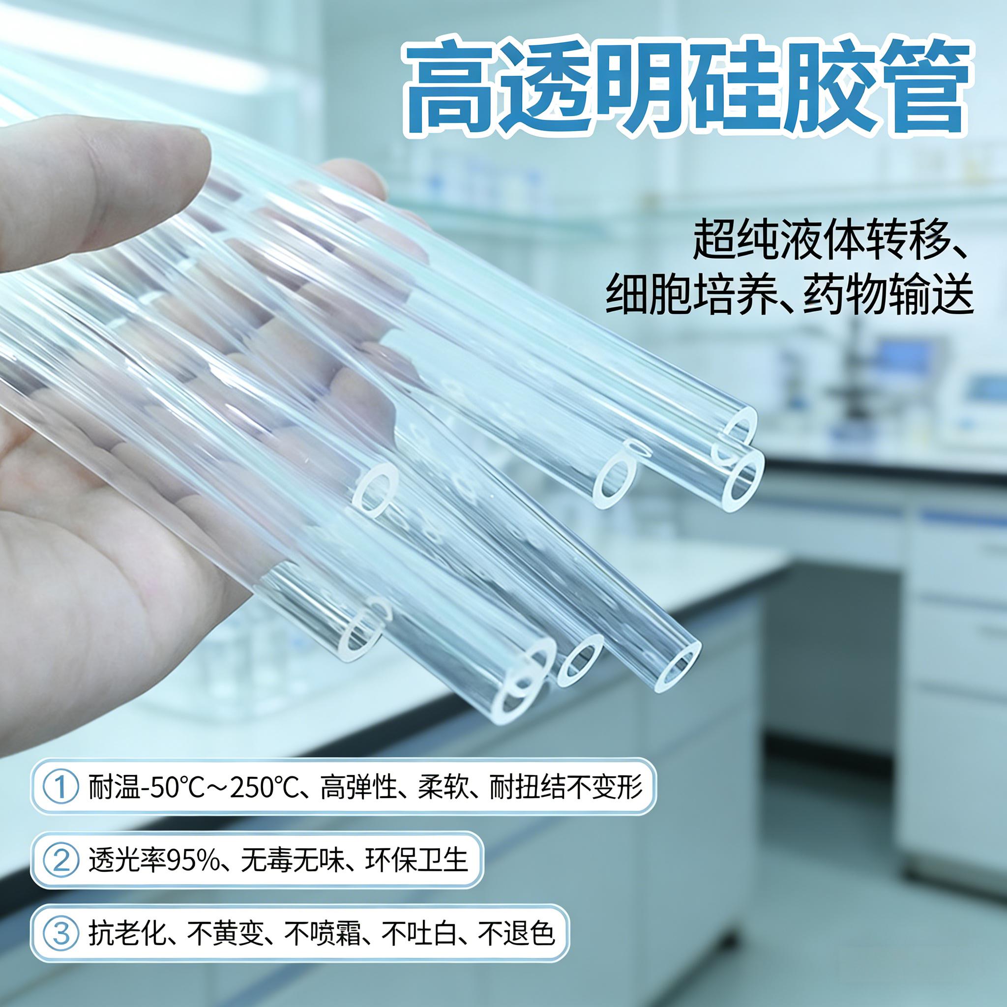 高透明硅膠管
