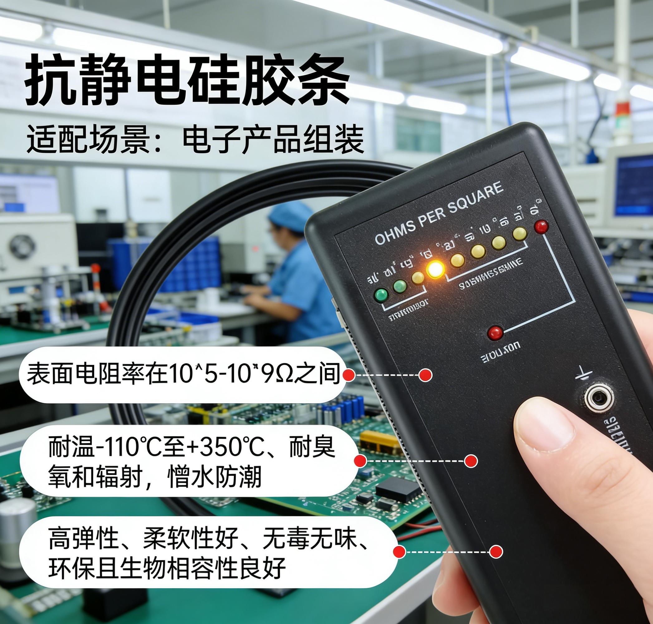 抗靜電硅膠條