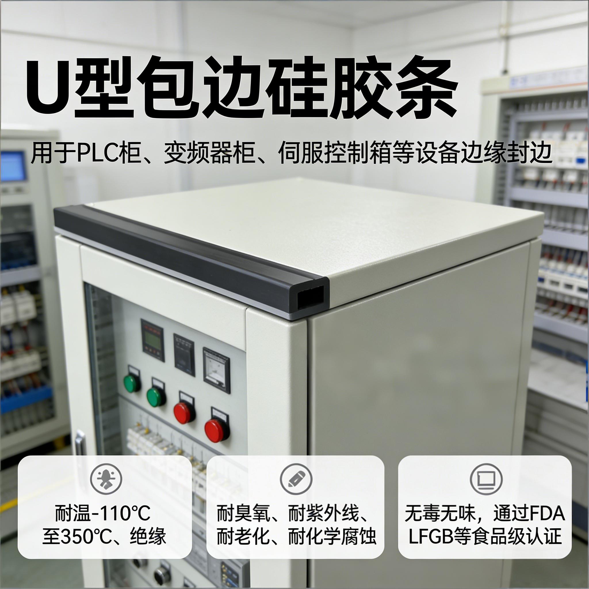 U型包邊硅膠條