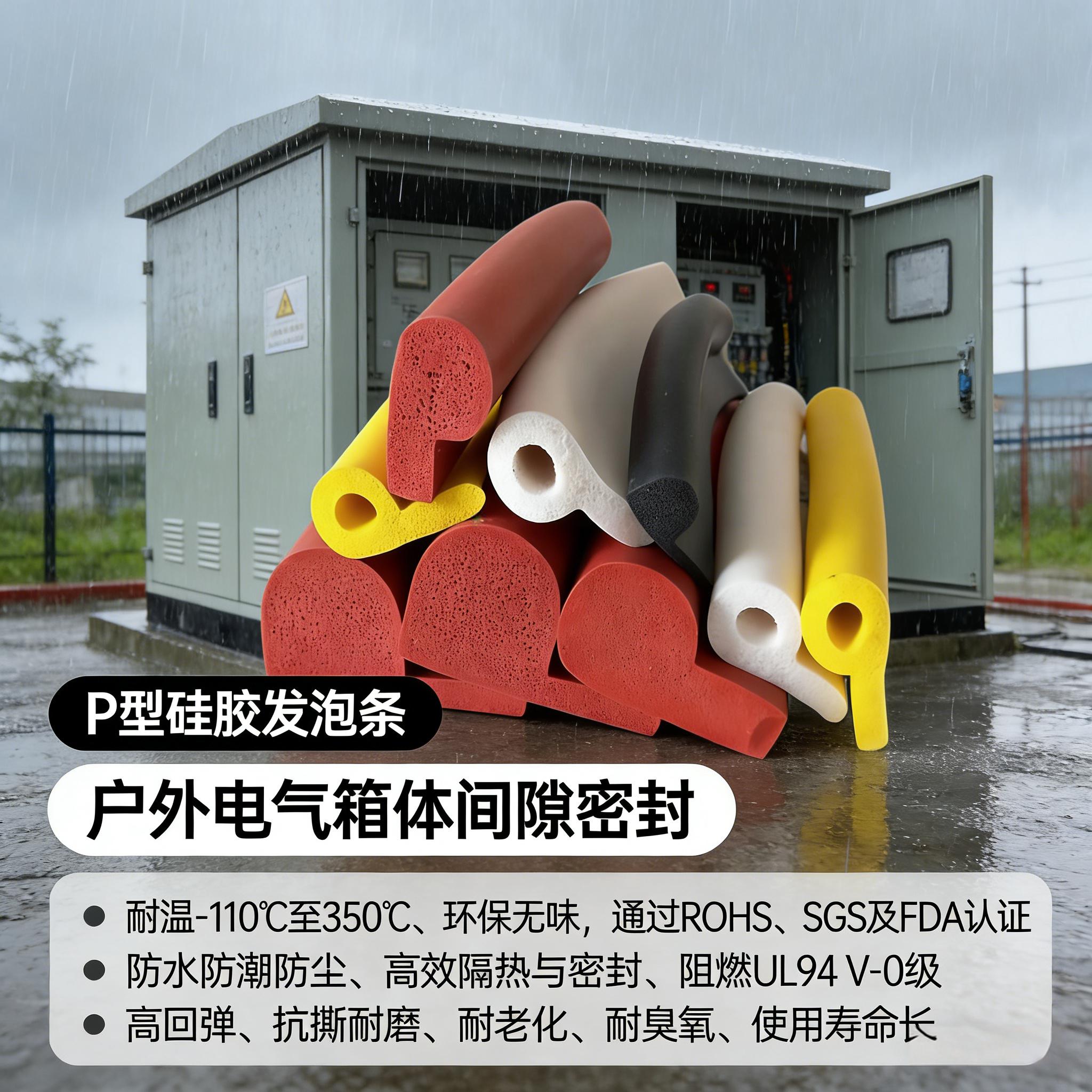 P型硅膠發泡條